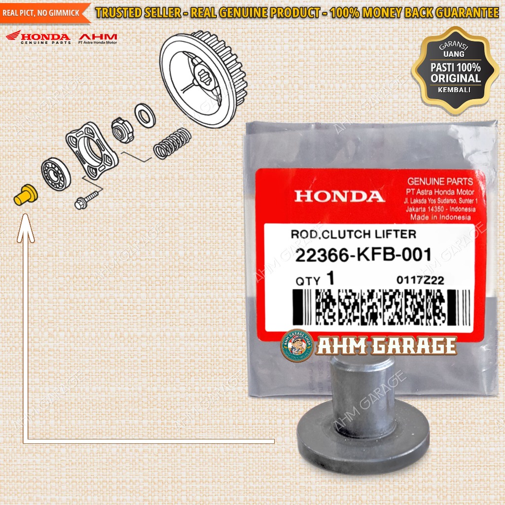 Tonjokan Stut Kopling Tiger 2000 Lifter Stut Kopling Tiger Lama TILAM Rod Clutch Lifter Tiger Lawas 