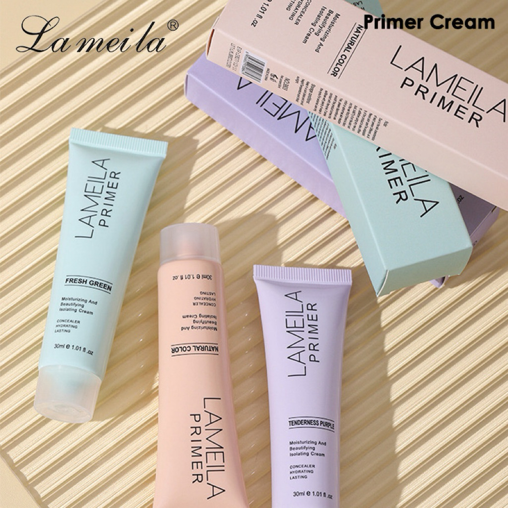 LM Make Up Primer Cream - Primer Make Up Agar Make Up Tahan Lama