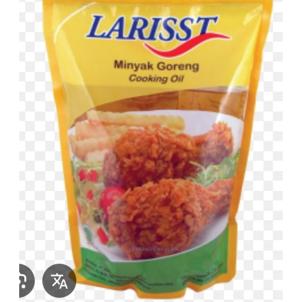 

MINYAK GORENG LARISST 2 LITER