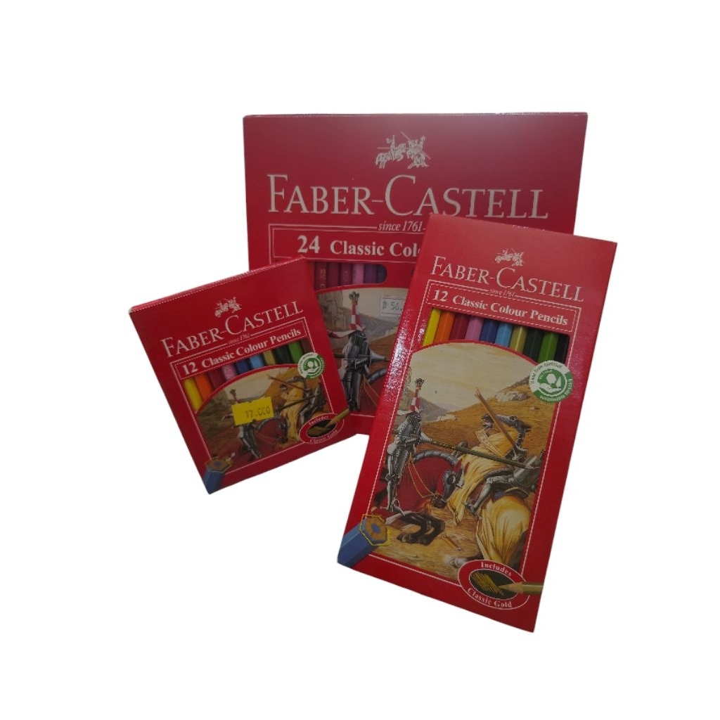

Faber-Castell Classic Colour Pencils/pensil warna fabel castle