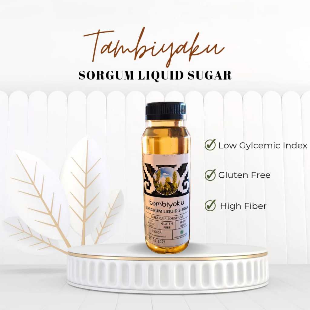 

Tambiyaku Gula Cair Sorghum Rendah Gula Manis Alami Sehat Cocok yang lagi jaga kadar gula stabil, Tanpa Pengawet Pewarna Buatan, Bahan Sugar Food