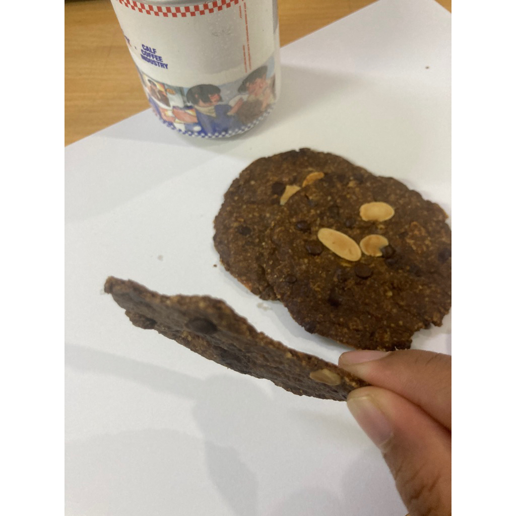 

homemade oat crispy cookies less sugar