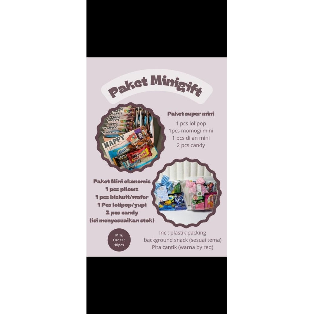 

Bingkisan Mini ultah || Minigift snack || Bingkisan snack minj