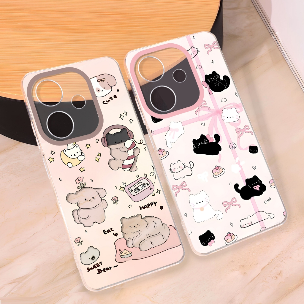 Softcase Casing Bening2Xiaomi Redmi 13X 13 4G Case Hp Transparan Anti Gores Terbaru NBX-29
