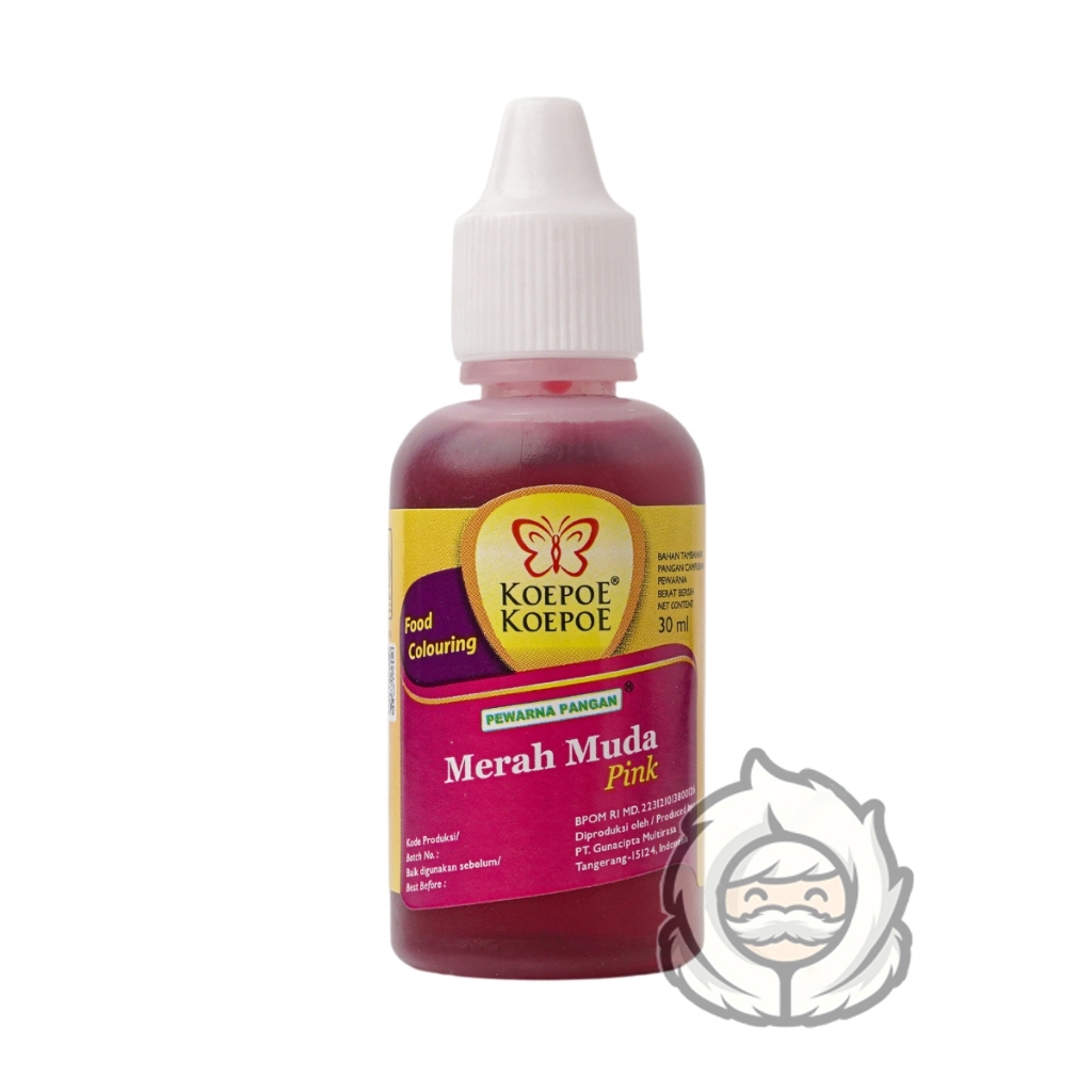 

Koepoe Koepoe Pewarna Makanan Merah Muda 30ml / Kupu Kupu