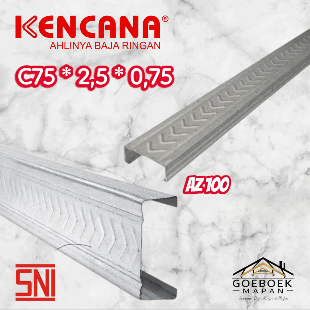 Baja Ringan Kencana Kanal Canal C75.25.75 SNI 0.75 Full