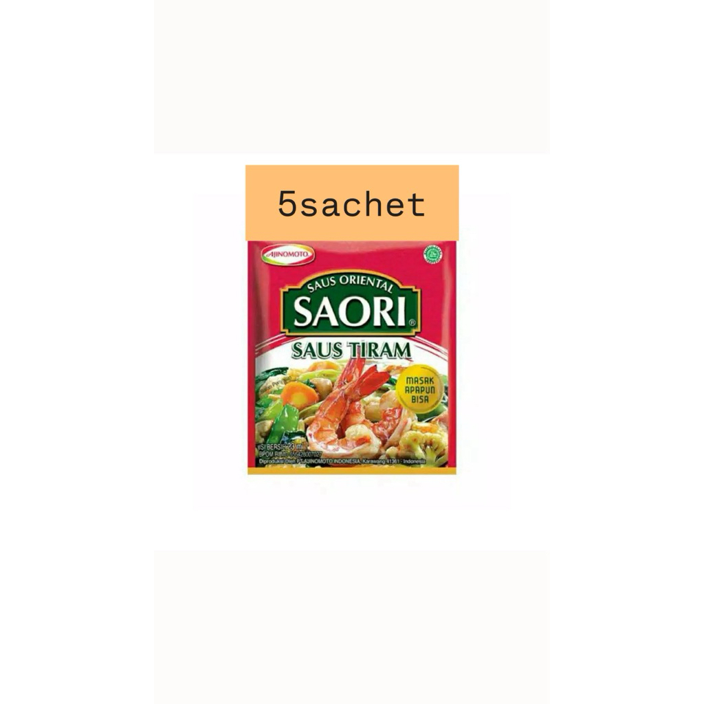 

5 sachet Saori Saos tiram