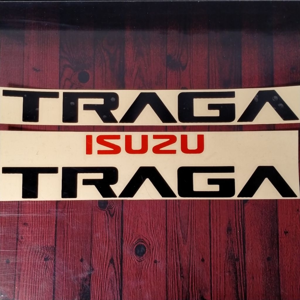 Sticker Cutting ISUZU TRAGA Sepasang isi 2