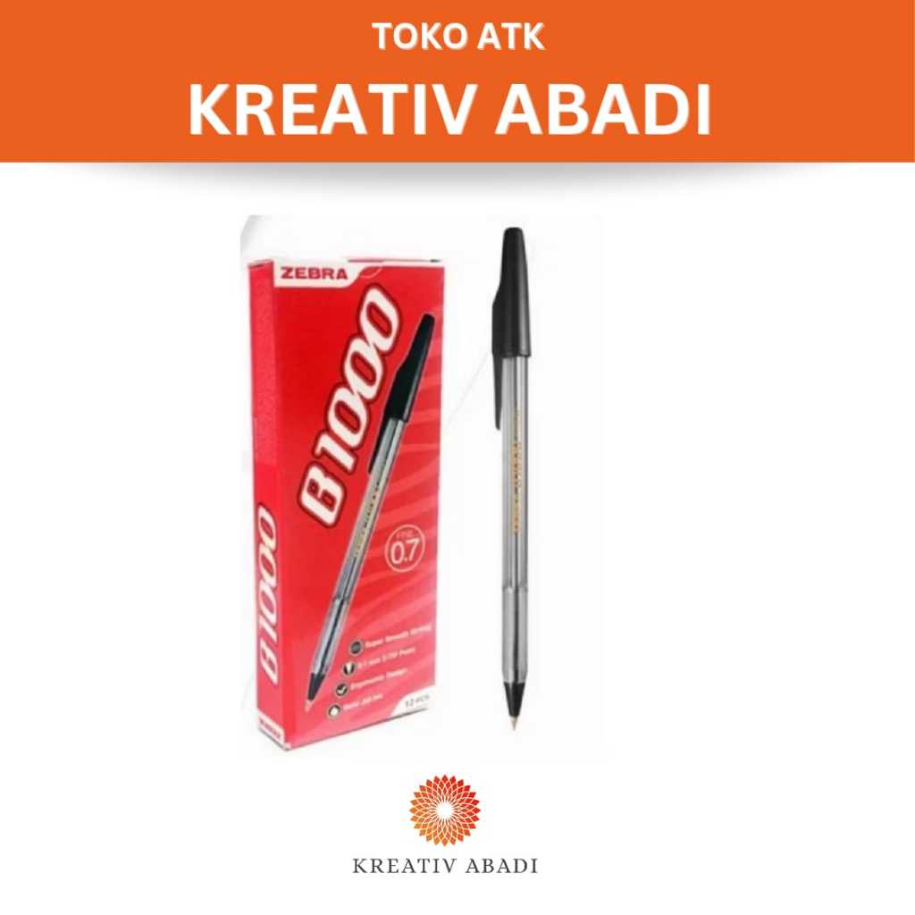 

Pulpen Zebra B1000 Semi Gel 0.7
