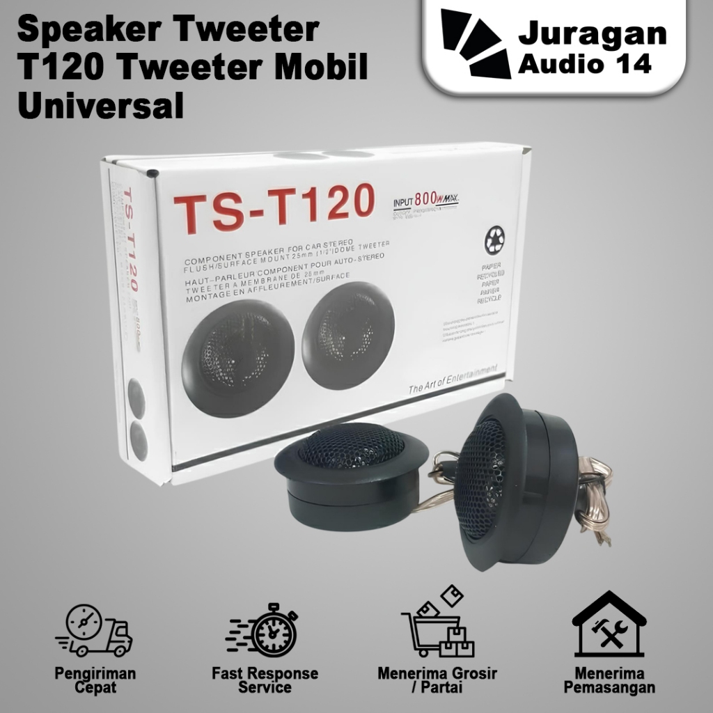 Tweeter Pioneer TS - T120 / Tweeter Speaker Mobil