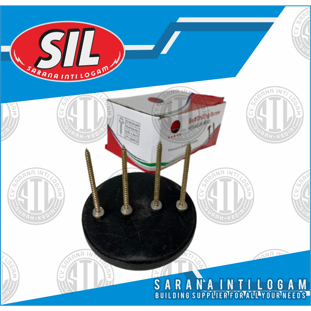 SELF DRILLING SCREW / SKRUP DRILLING DRILLIG KAYU 12x75 (7,5CM) CAB SATUAN