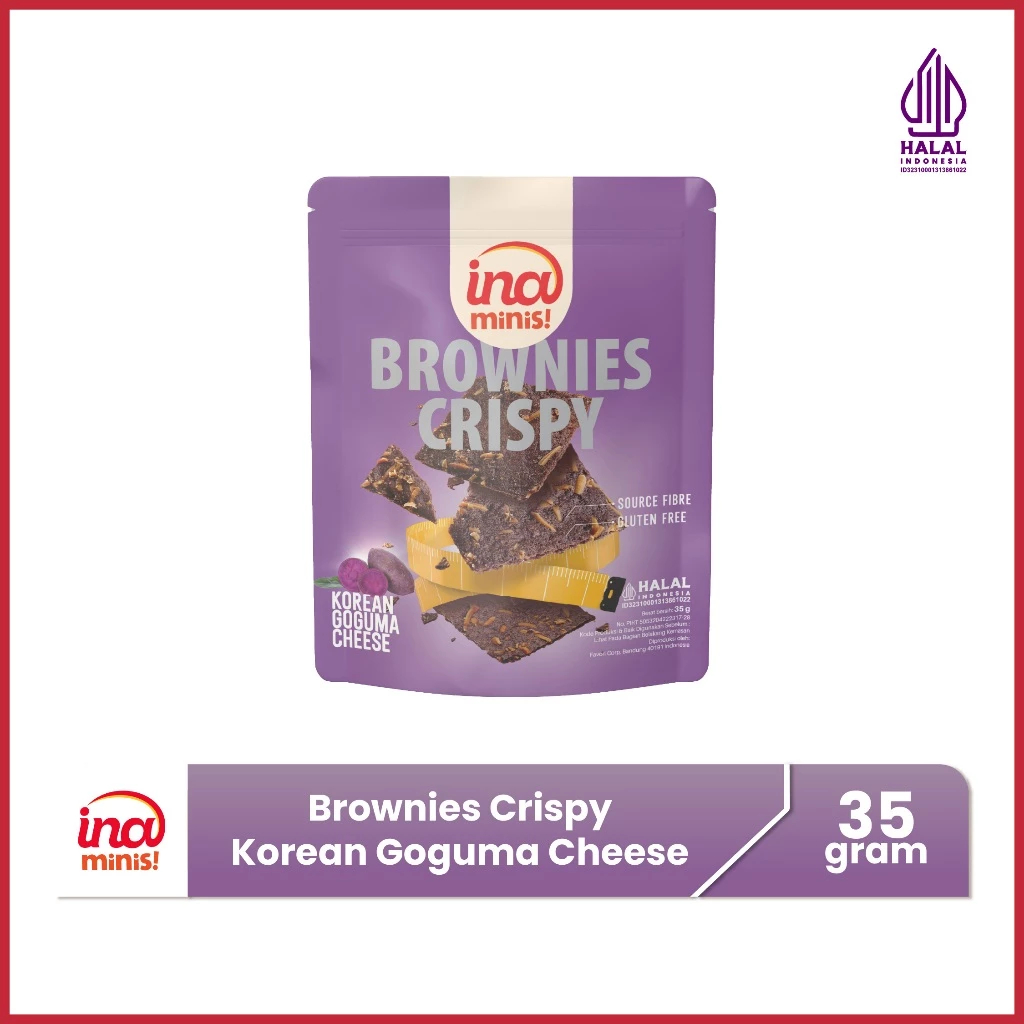 

Ina Minis Gluten Free Brownies Crispy Korean Goguma Cheese by Ina Cookies