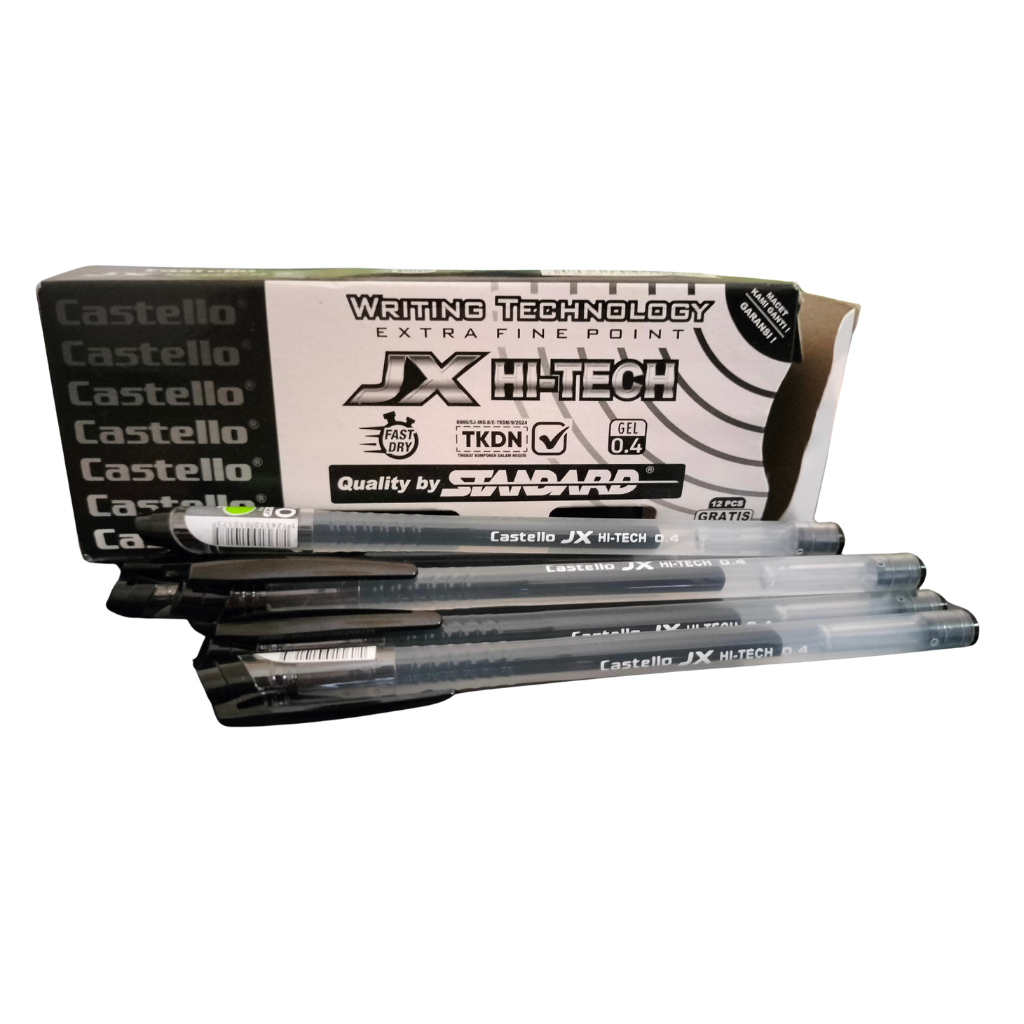

Pulpen Standard Castello JX HI-TECH GEL 0.4 mm (7 pcs)