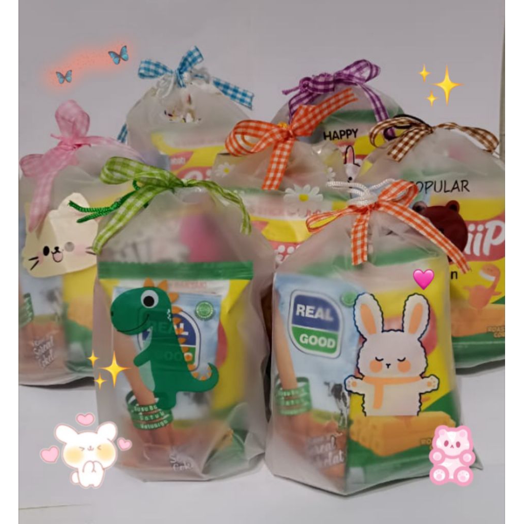 

PARCEL SNACK ULANGTAHUN / SNACK POUCH MINI / MINI PARCEL / MINI HAMPERS