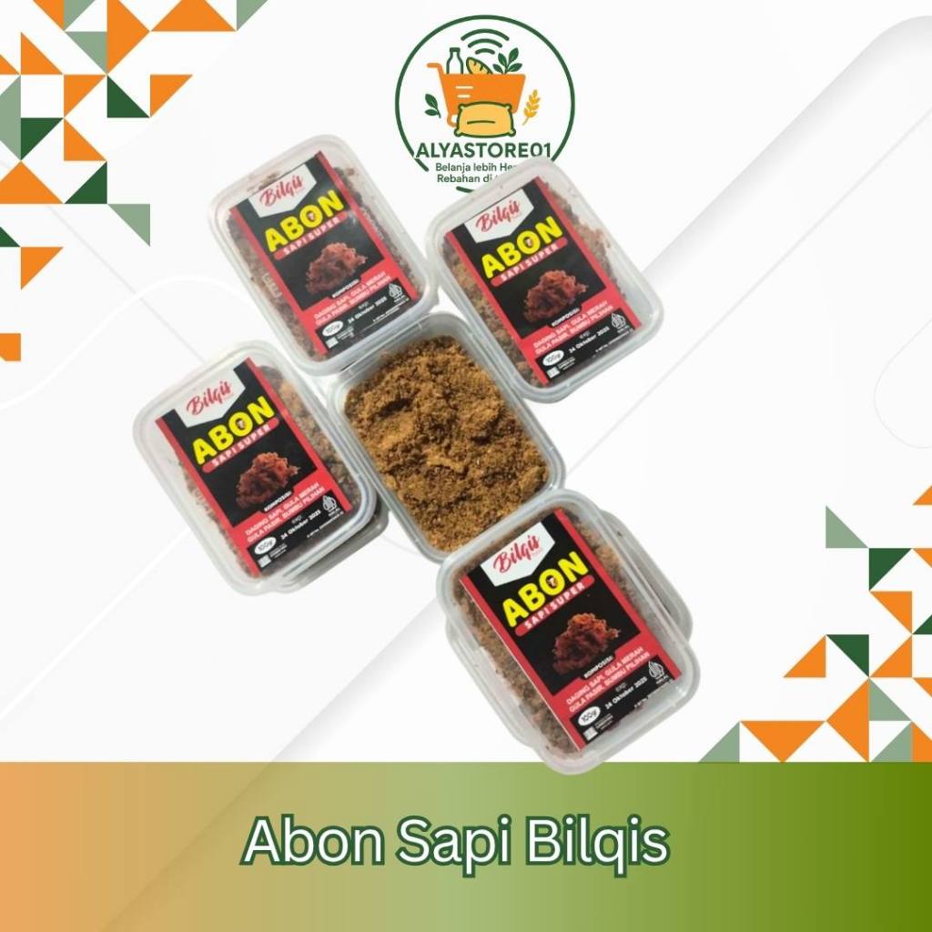 

Abon Sapi Premium Lezat Halal Abon Sapi Bilqis Siap Saji 100gram