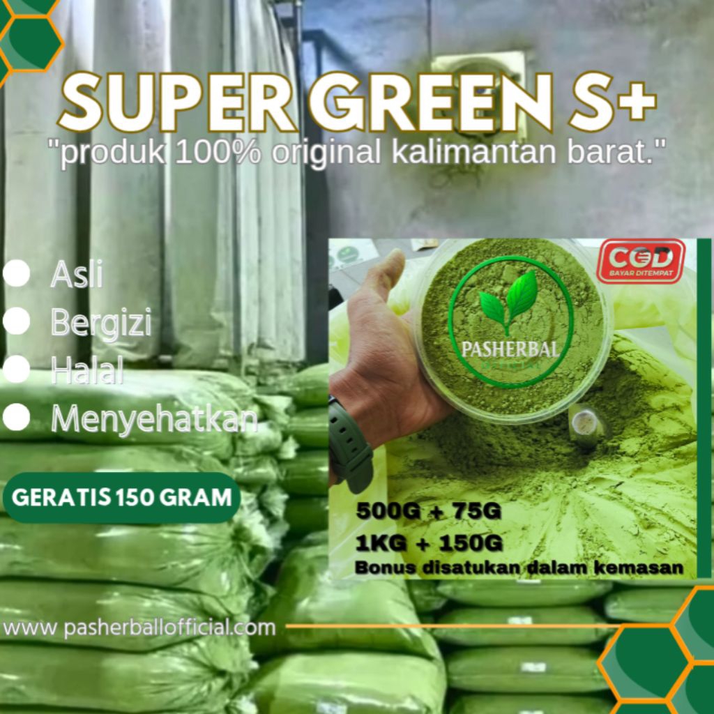 

bubuk sgreen S+ premium sgreen A+ premium bubuk purlikkk borneo