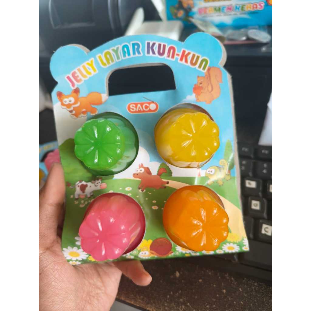 

(5 LEMBAR = 20 PCS) SACO JELLY LAYAR KUN KUN