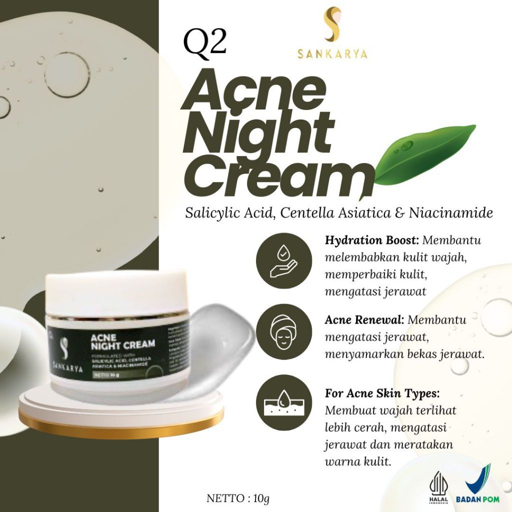 SANKARYA Q2 ACNE NIGHT CREAM