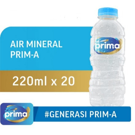 

(Free Teh Celup 2in1) Air Mineral Prim-a 220 ml x 20 PCS