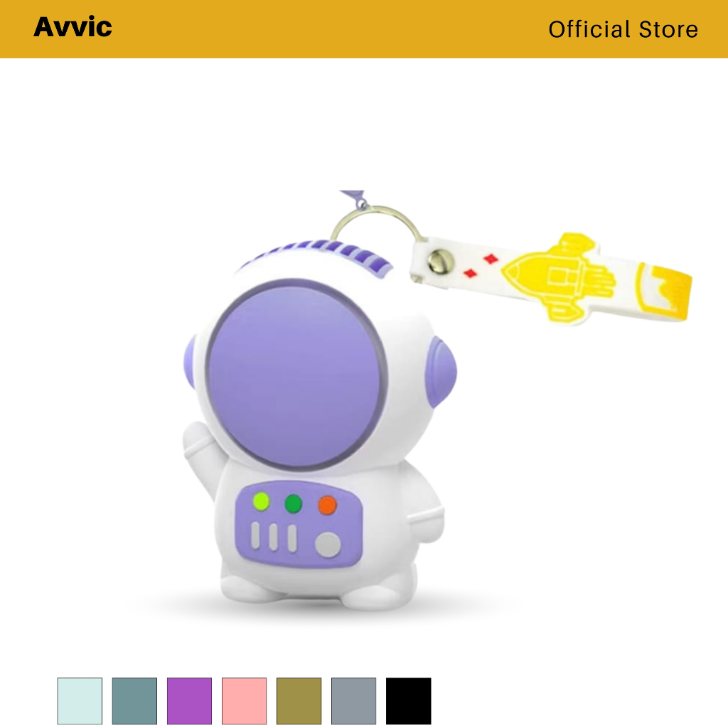 Avvic x Kipas Angin Karakter Spaceman Mini Portable Fan Astronaut Cute Fan