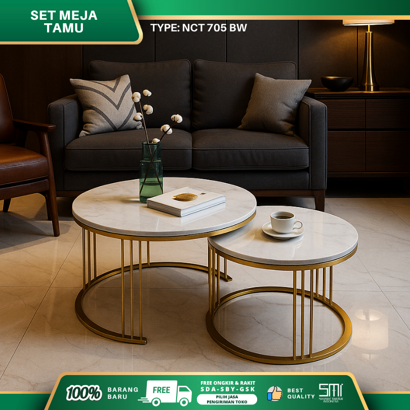 Meja ruang tamu, meja tamu granit, meja tamu minimalis, meja ruang tamu, meja bulat aesthetic