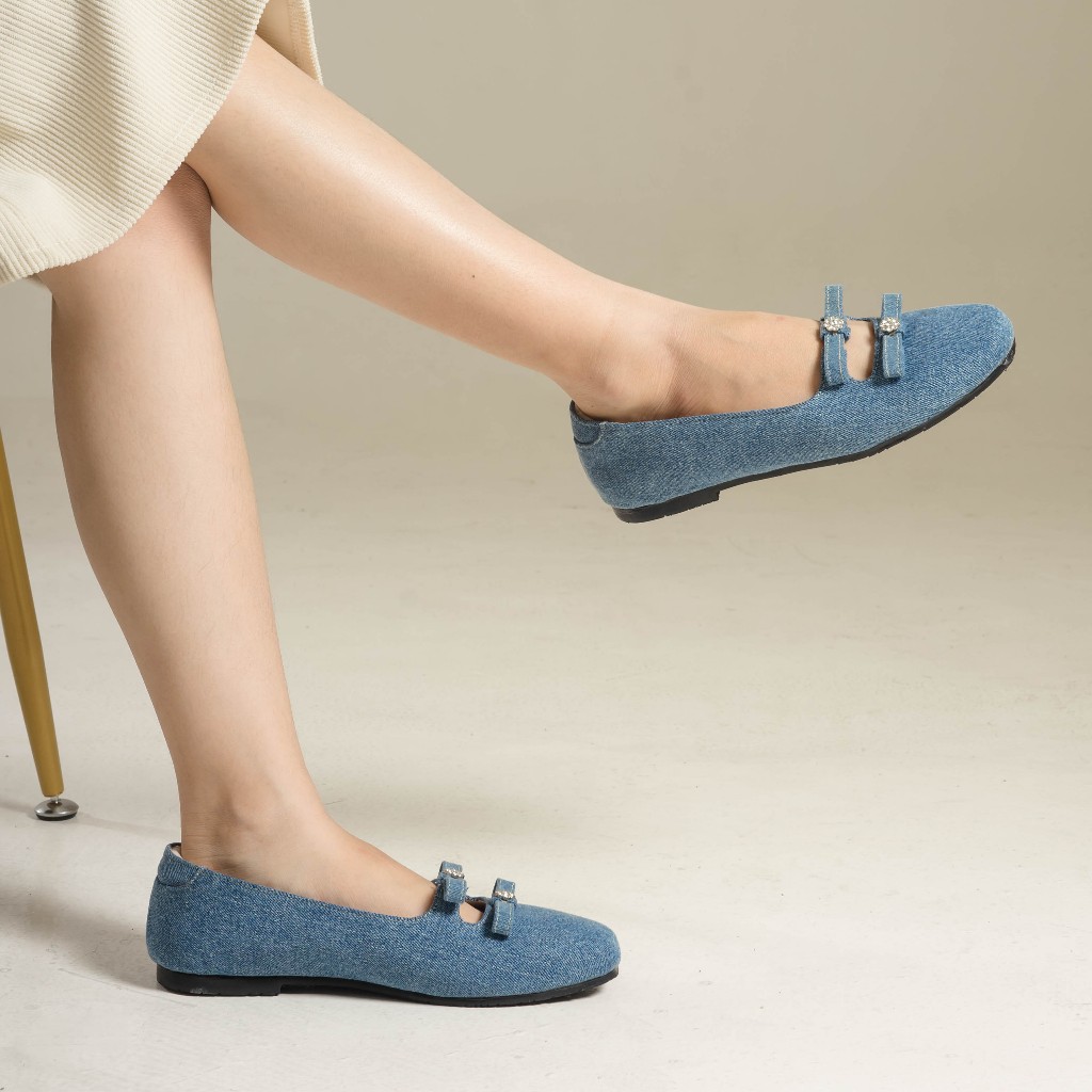 Dianable - Lily Denim Flatshoes Sepatu Wanita