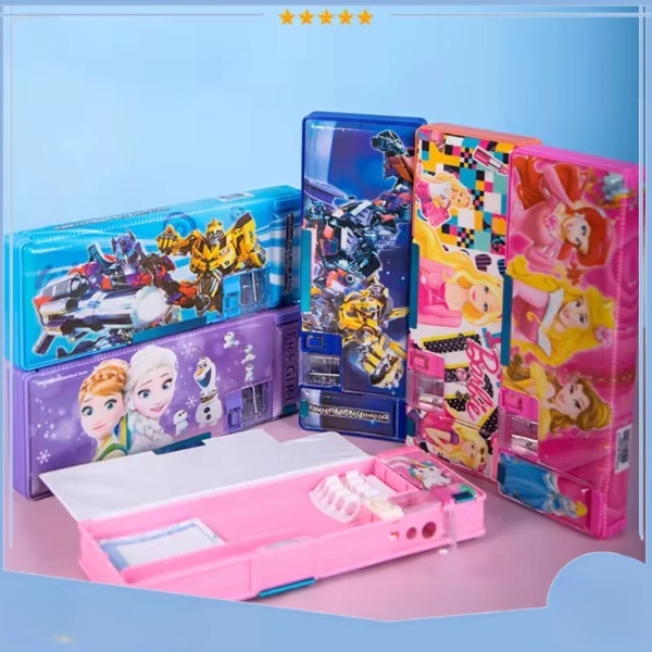 

5036 - Kotak Pensil Magnet KARAKTER KARTUN Dengan RAUTAN MINI