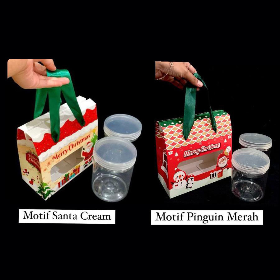 

Box Toples Jar 800ml Isi 2 Natal Kotak Kado Kemasan Hampers Hadiah Perayaan Christmas