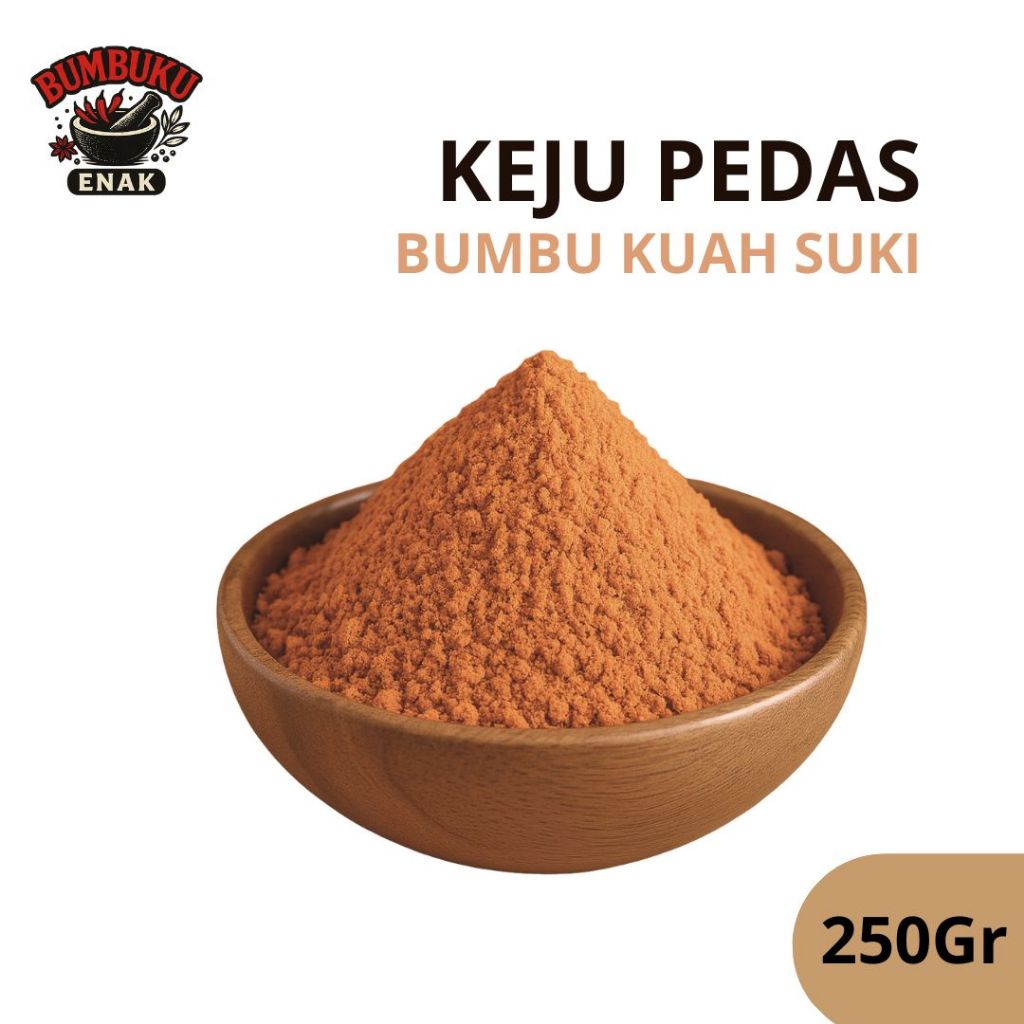

Bumbu Kuah Suki Keju Pedas 250gr – Gurih Pedas Nikmat Cocok untuk Steamboat & Shabu Praktis