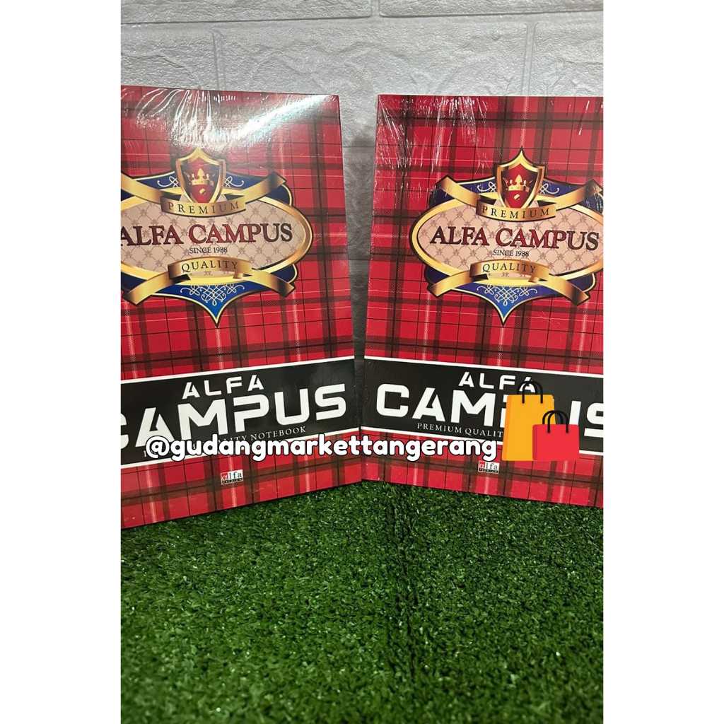 

BUKU TULIS ALFA CAMPUS 36 ukuran boxy panjang (1PACK 10buku)