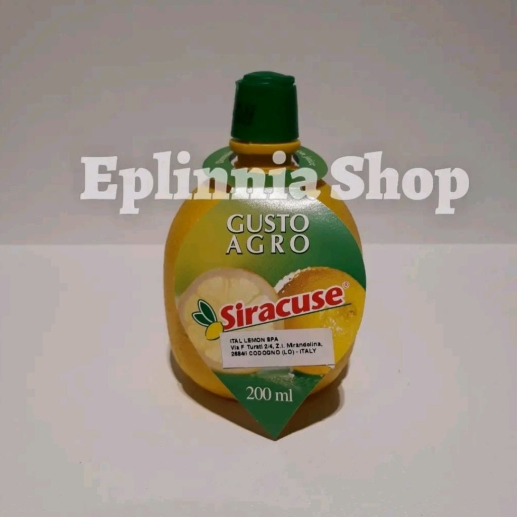 

Siracuse Gusto Argo 200 ml - Saus Perendam Sari Buah Lemon
