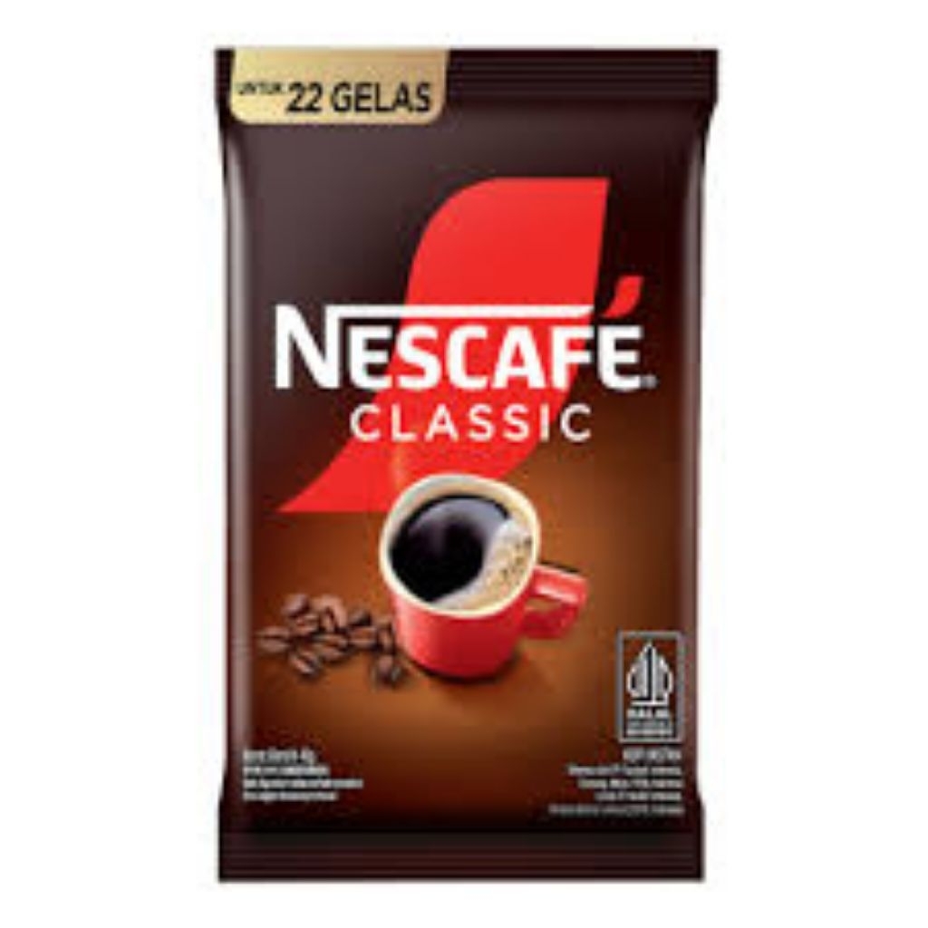 

Nescafe Classic 45gr - Kopi Hitam Bubuk
