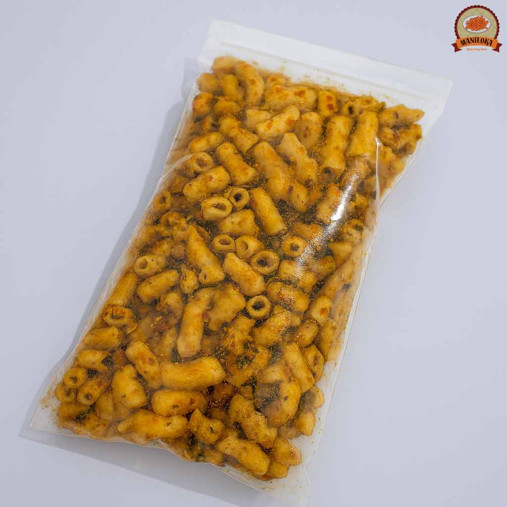 

Makaroni Bantet Pedas 250gr Daun Jeruk Semi Mekar Snack Makroni