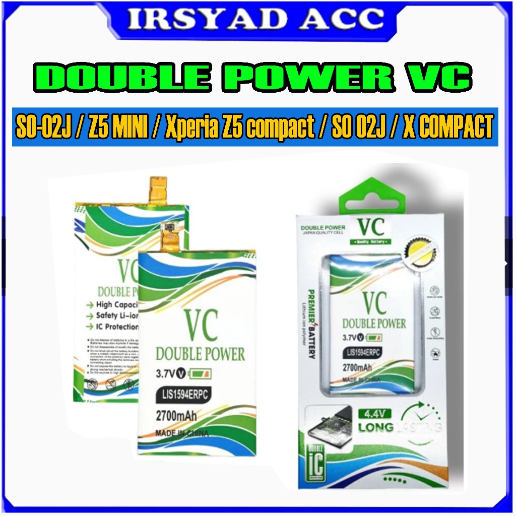 Baterai sony xperia  Z5 MINI / Xperia Z5 compact / SO 02J / X COMPACT/ SO-02J  kode LIS1594ERPC