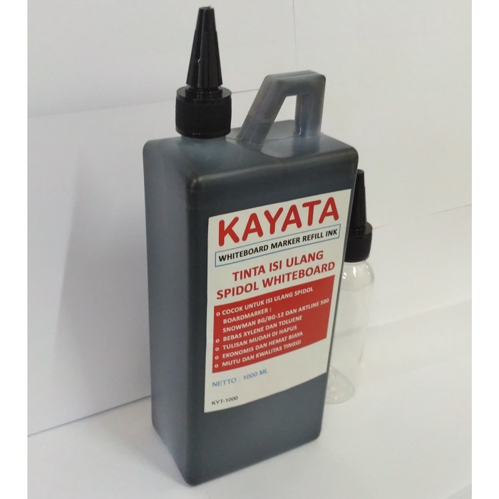 

REFILL TINTA BOARDMAKER SPIDOL KAYATA 1000 ML WARNA HITAM
