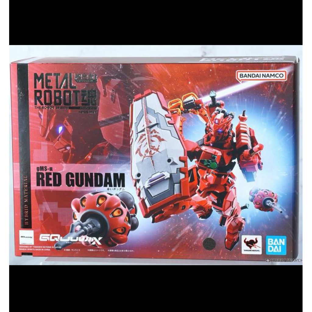 Metal Robot GQX Red Gundam Action Figure Metal Bandai The Robot Spirits Damashii Toy