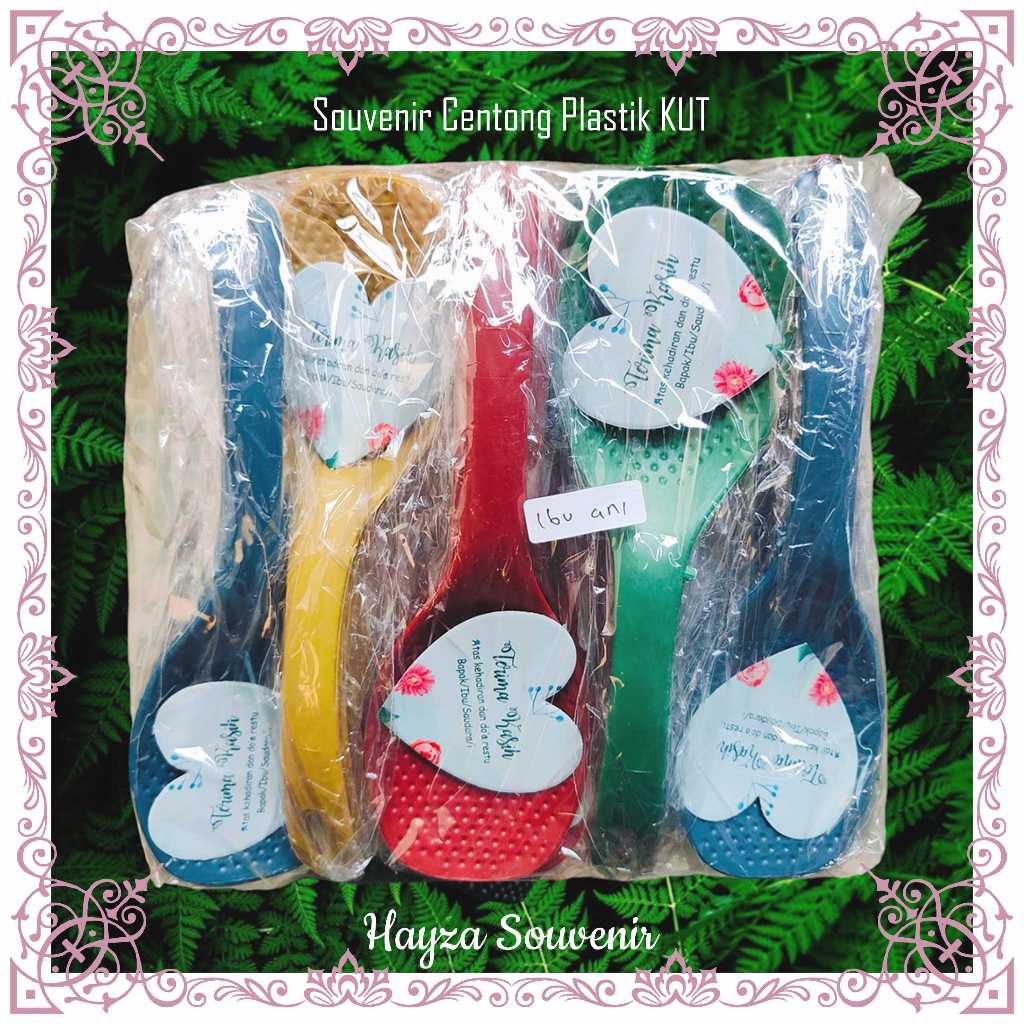 100 PCS Grosir Souvenir Pernikahan Centong Murah Kemas Plastik