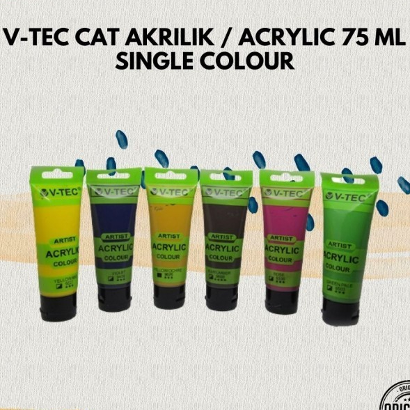 

V-tec Cat Akrilik / Acrylic 75 ml single colour - Yellow Deep