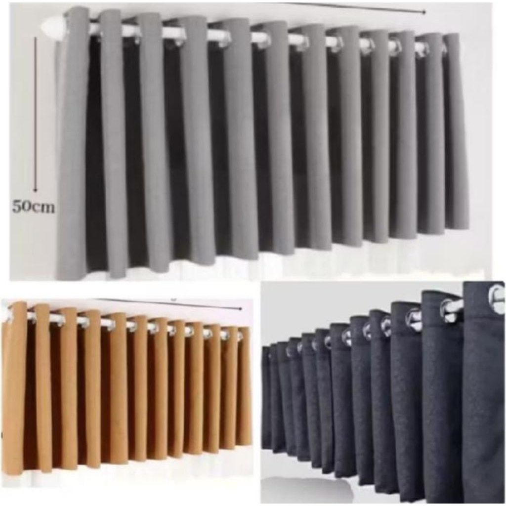 GORDEN PONI ATAS PINTU JENDELA RUANG TAMU GORDEN PENDEK UKURAN CUSTEAM