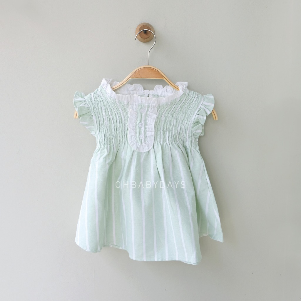 OHBABYDAYS | Dress Anak | Mint Smock Dress