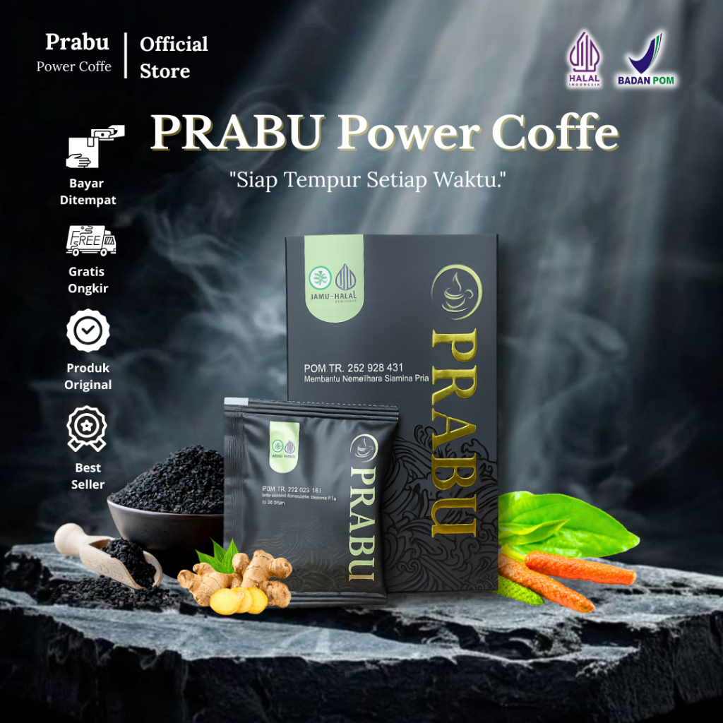 

Kopi PRABU Coffee Original Kopi Pria Penambah Stamina Tahan Lama Kopi Jantan Aman Tanpa Efek Samping