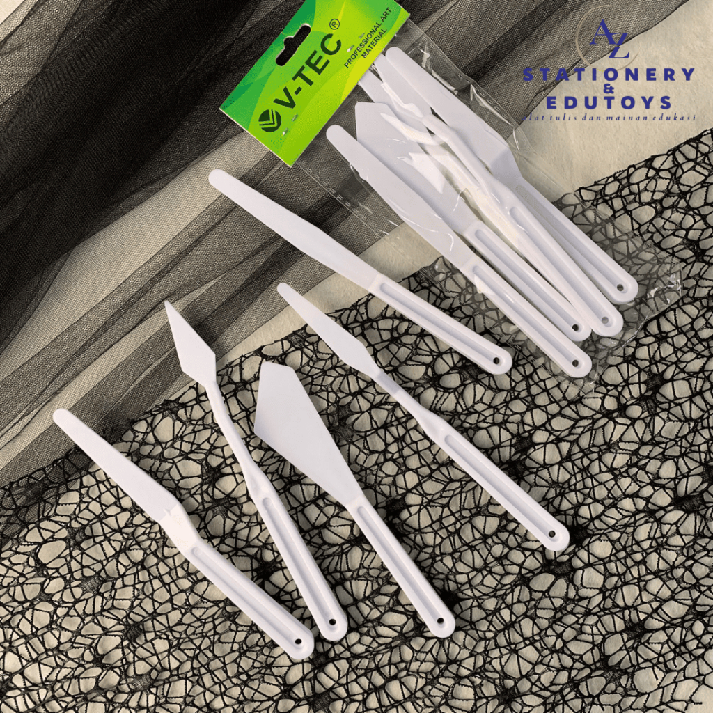 

Clay Tools Set V-TEC VT TS5/5 – 5 Pcs Alat Ukir dan Bentuk Tanah Liat / Clay