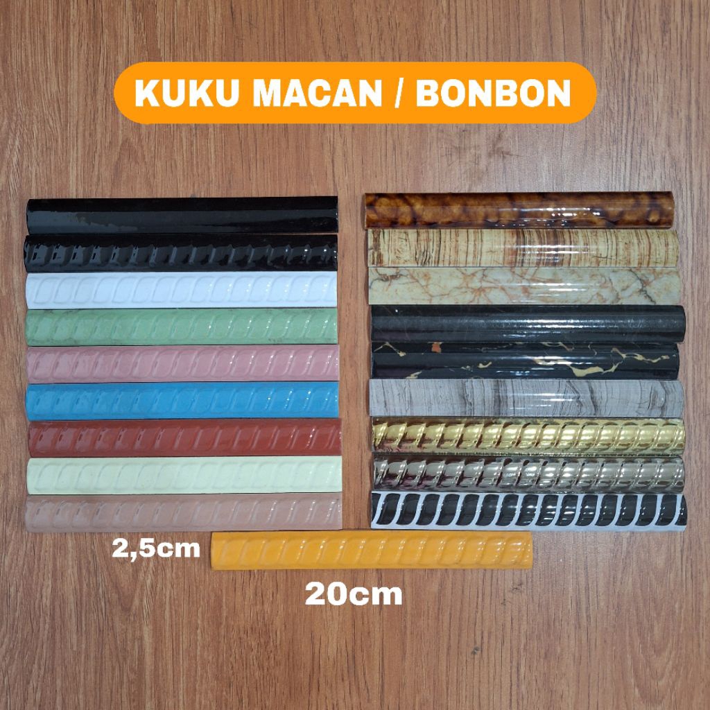 Kuku macan keramik / Bonbon murah lis keramik granit lantai ukuran 20cm