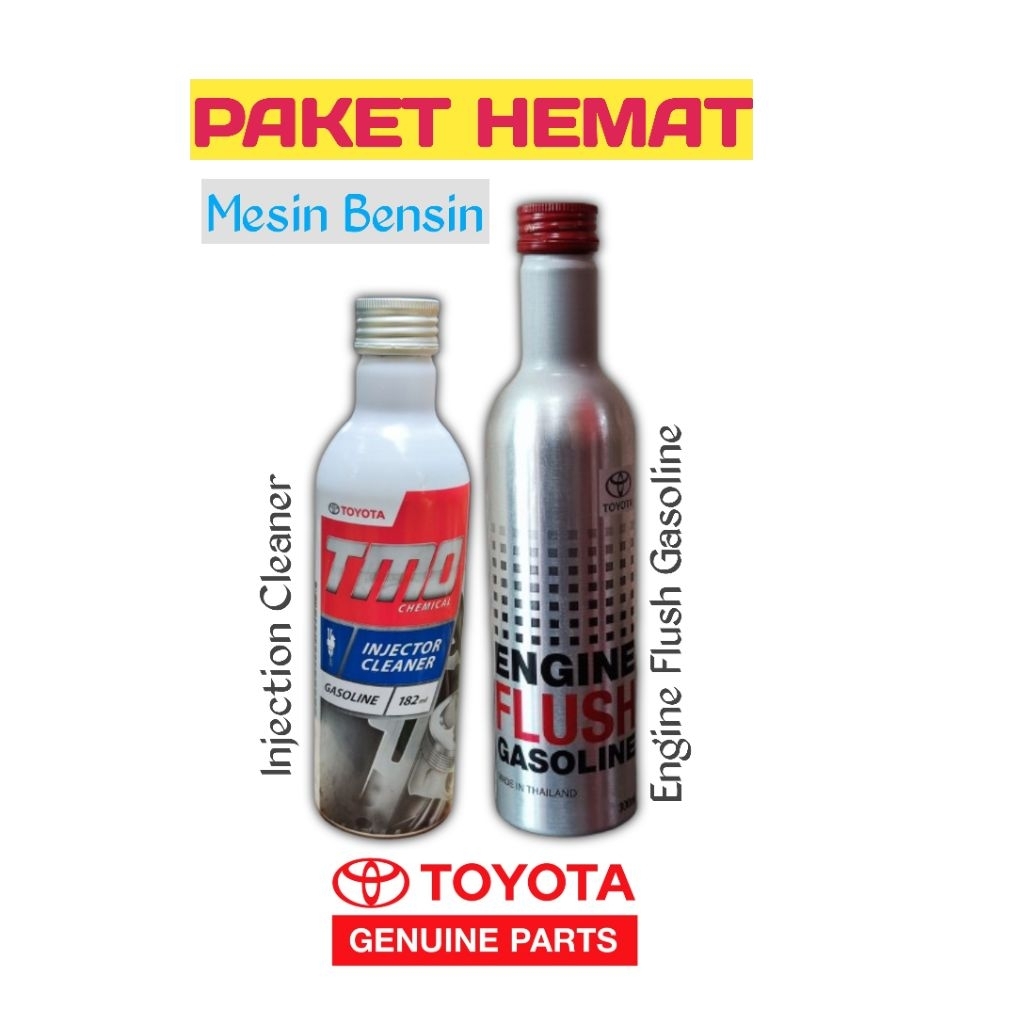 PAKET HEMAT TOYOTA  Genuine mesin bensin Gasoline Injection Cleaner & Engine Flush