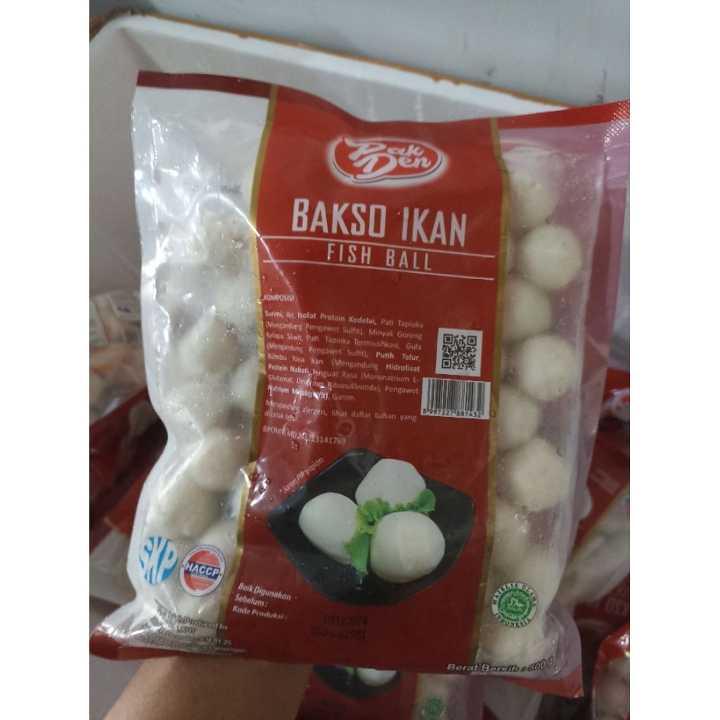 

PAK DEN BAKSO IKAN 500gr WHITE FISH BALL