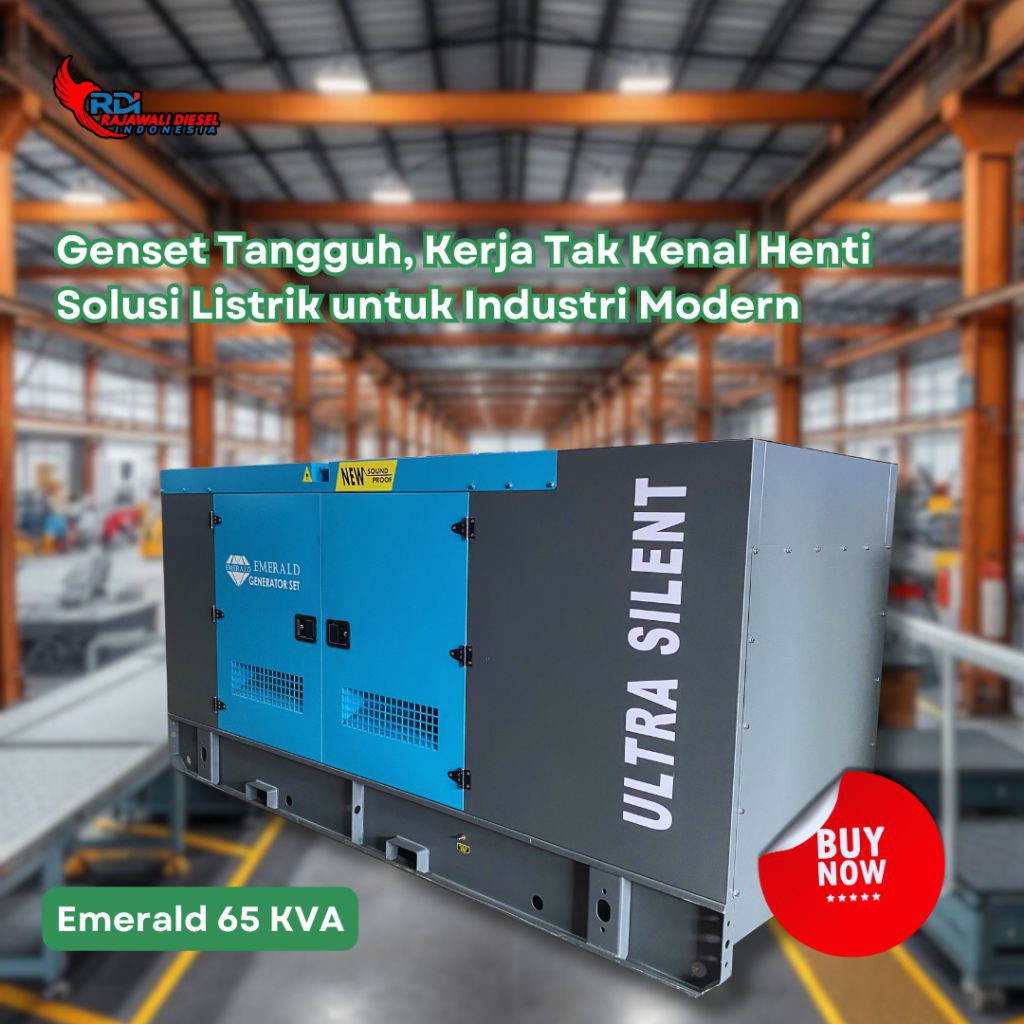 GENSET 65 KVA EMERALD DIESEL ULTRA SILENT