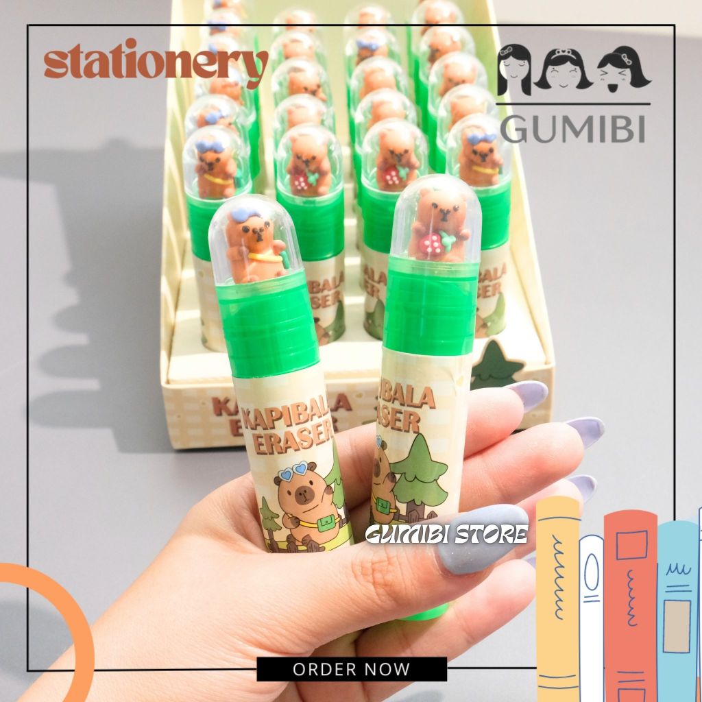

PENGHAPUS PENSIL CAPYBARA PENGHAPUS PUTAR MODEL CAPYBARA KAPIBARA ERASER PENGHAPUS LUCU UNIK PENGHAPUS SLIDING LUCU TERMURAH GUMIBI STORE