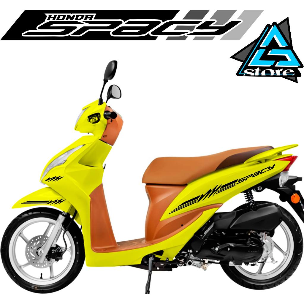 574/Sticker Cutting Motor Honda Spacy/Striping Motor spacy/Stiker Motor/lis motor spacy simpel