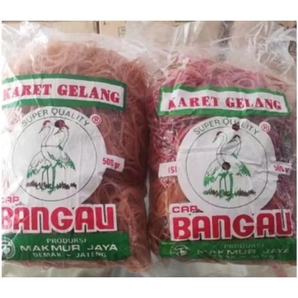 

Karet Pentip Bangau +- 500 gram