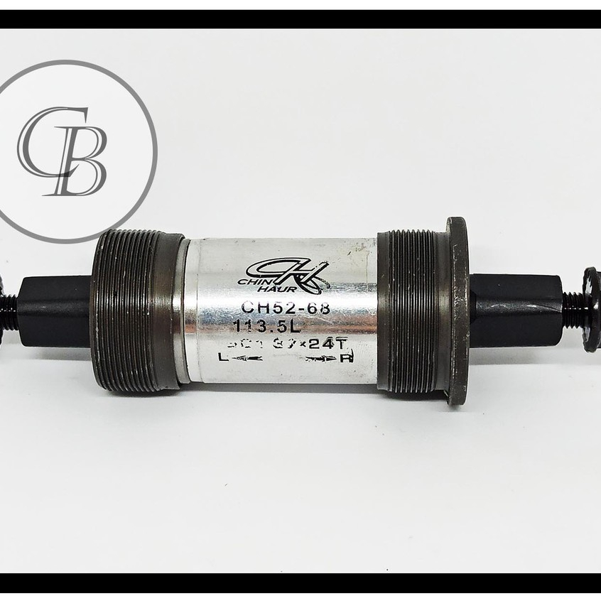 BB Kotak Bearing Bottom Bracket 111 113.5 118 122 127 As Tengah As Gir Axle Axis Square Sepeda Unite